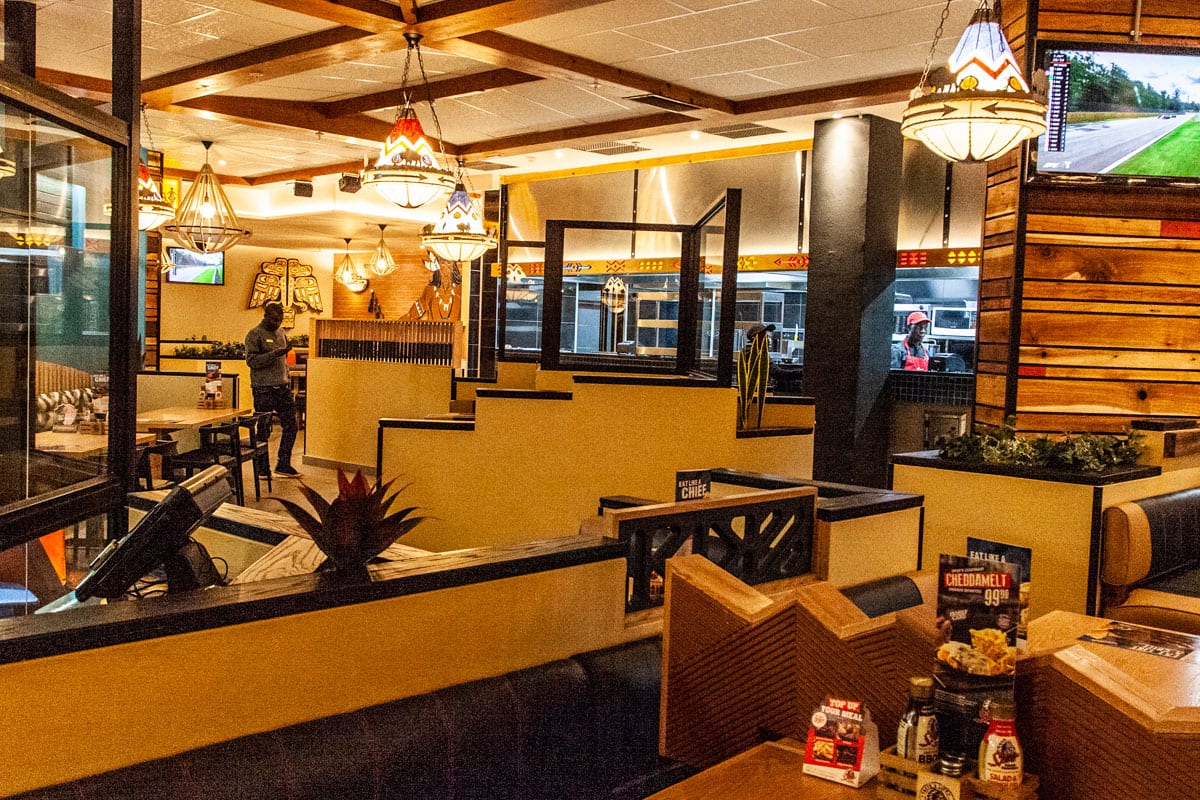 Inside view of spur store