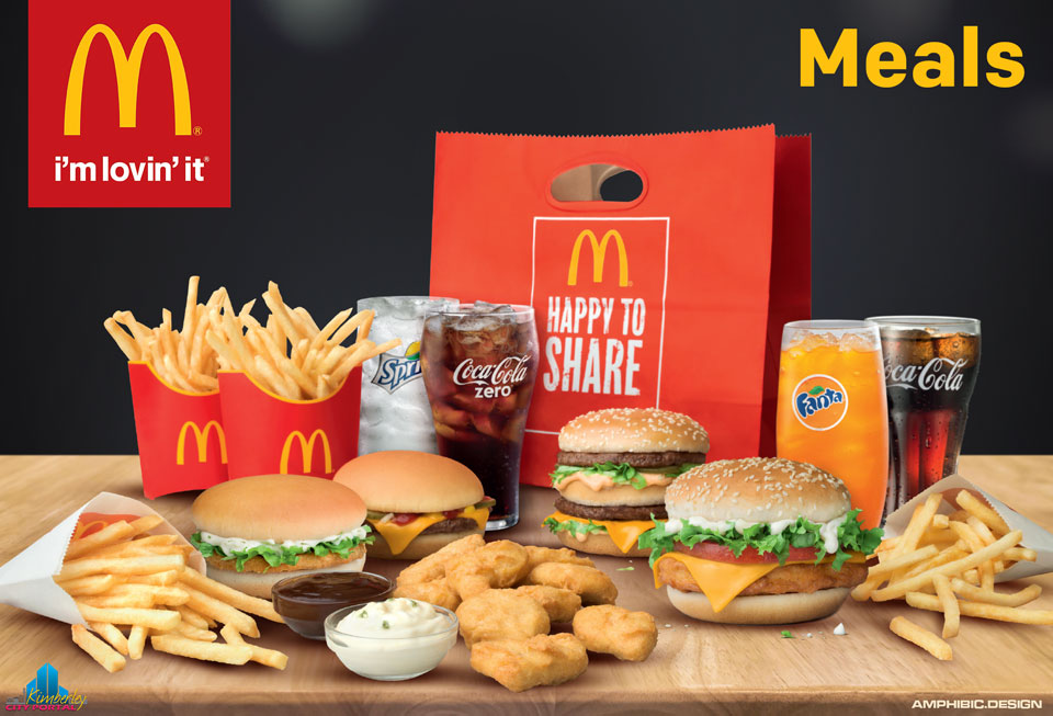 Outside view of Mcdonalds store